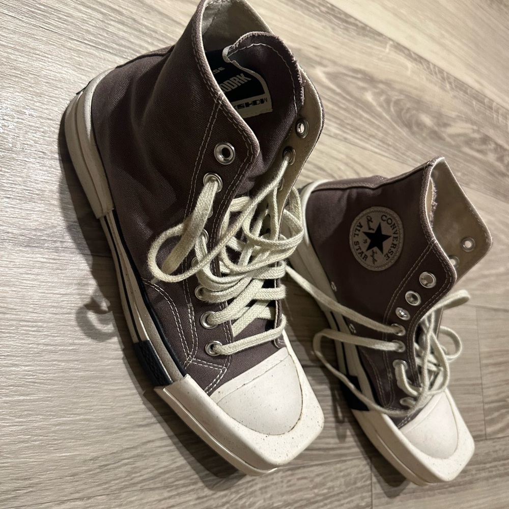 Converse DRKSHDW high tops, men.  Size 7.